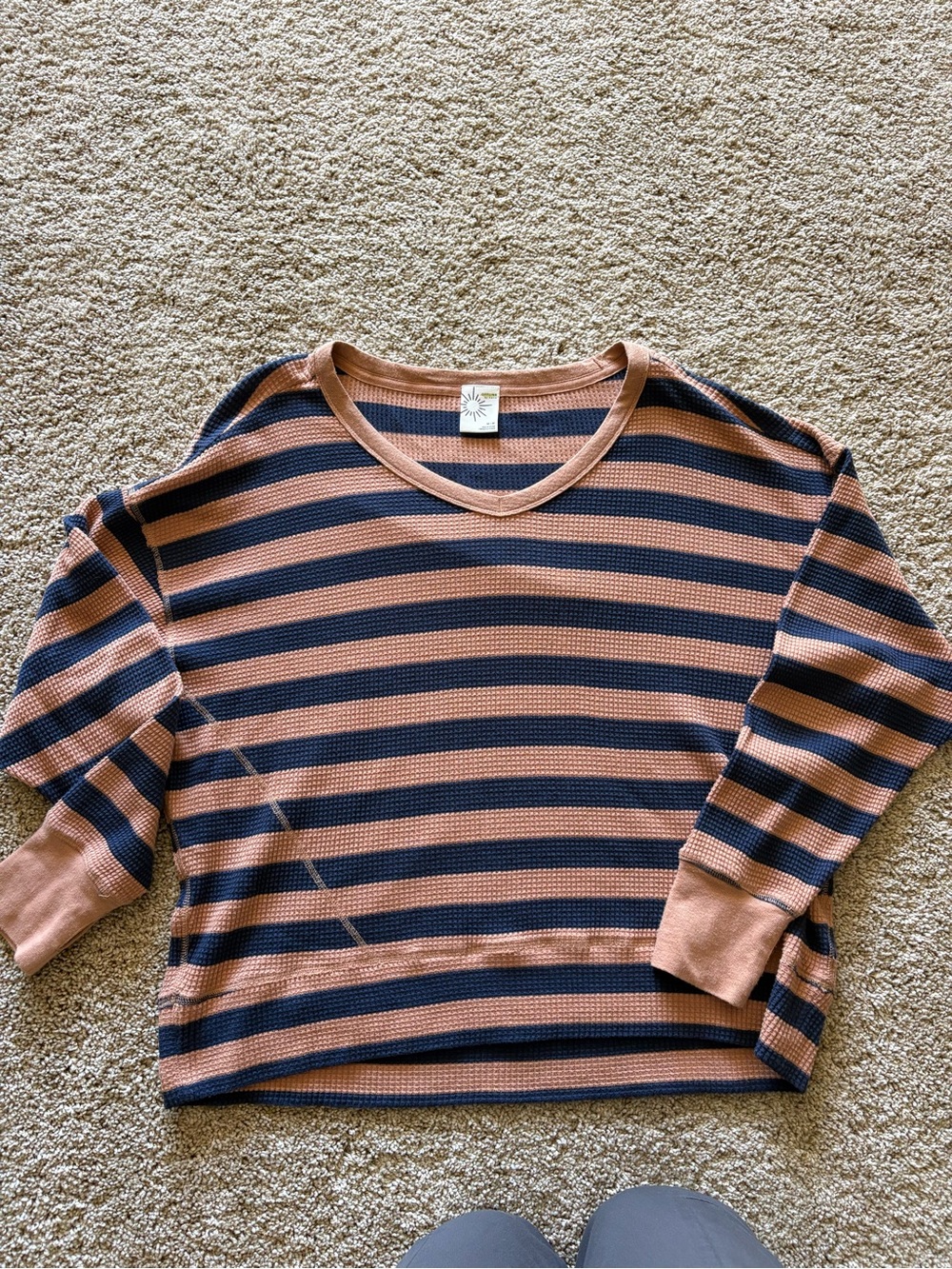 aerie Striped Long Sleeve Tee
